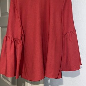 Blouse burnt orange